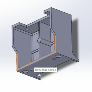 Support Servo 3D Trappe Monocoque Anatec